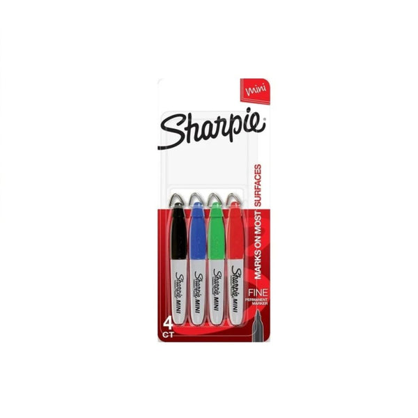 4 Sharpie Mini Permanent Markers