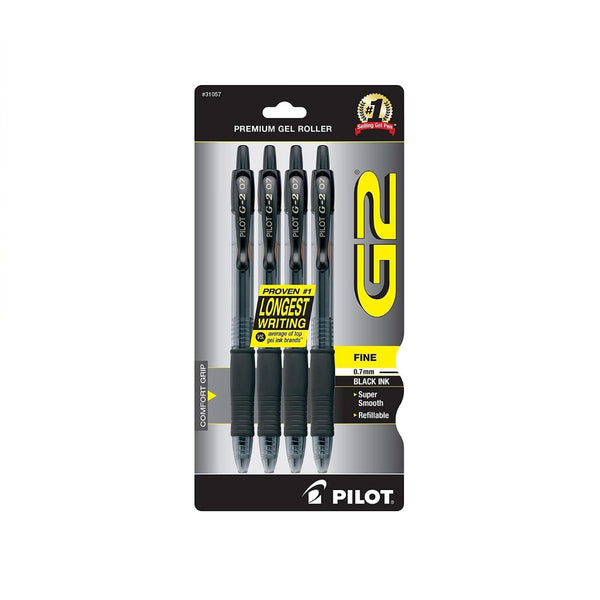 4-Pack PILOT G2 Premium Gel Pens