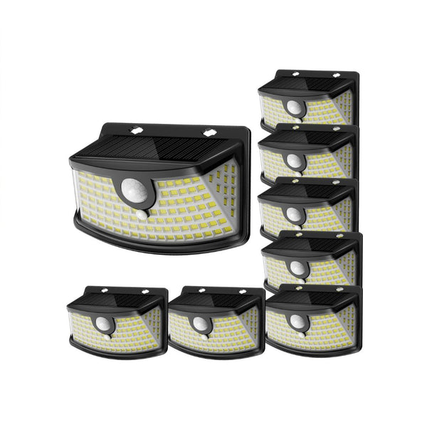 8-Pack 120-LED Solar Motion Sensor Lights