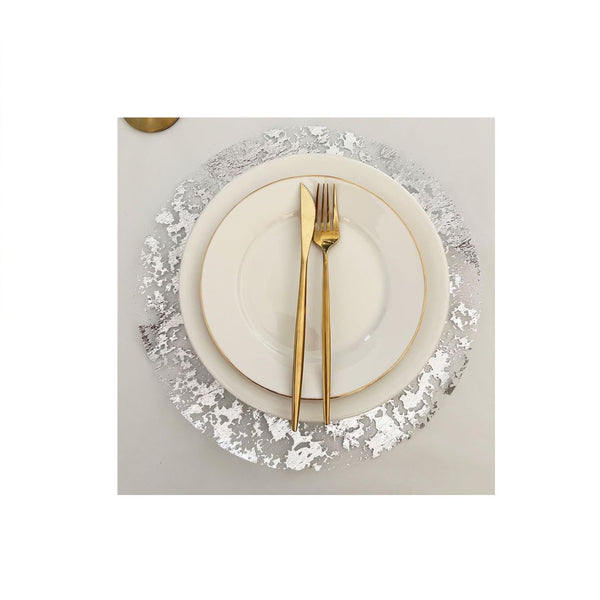 50-Piece Silver Disposable Placemats