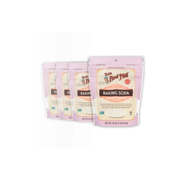 4-Pack Bob's Red Mill Baking Soda (16oz)
