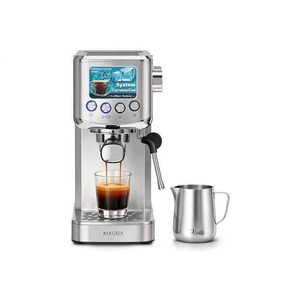 Cold Brew Espresso Maker with Milk Frother