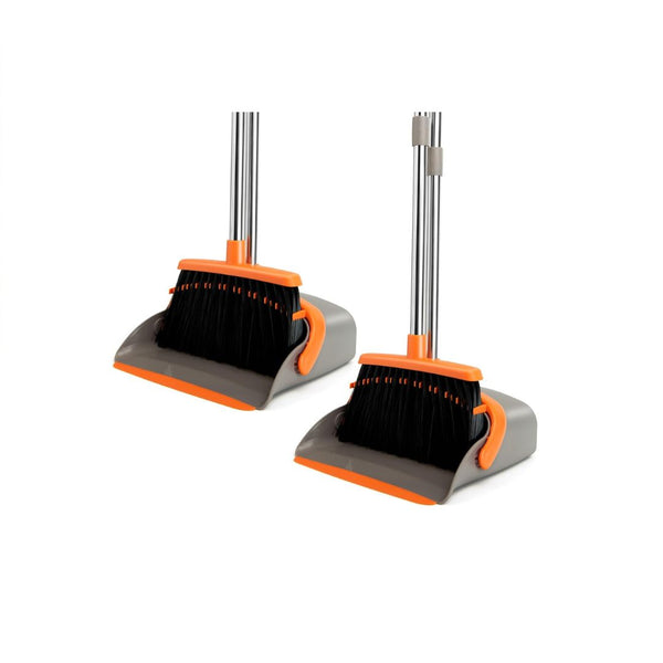 2-Pack Broom and Dustpan Combo Set
