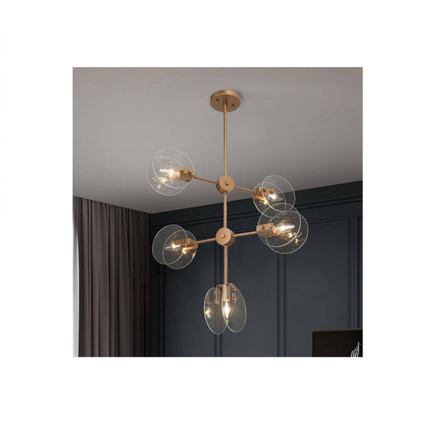 5-Light Modern Gold Chandelier