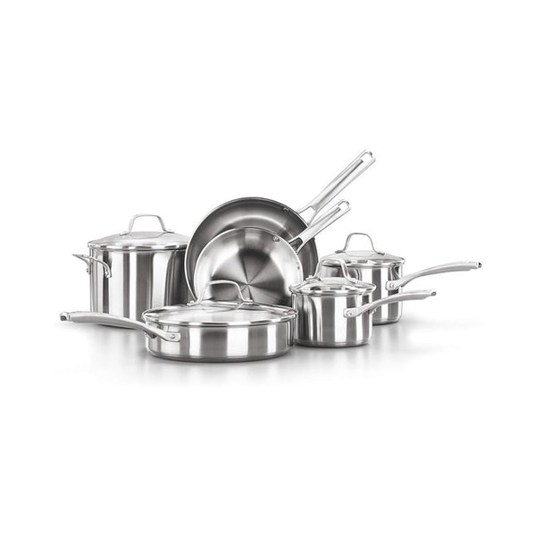 10-Piece Calphalon Classic Stainless Steel Cookware Set