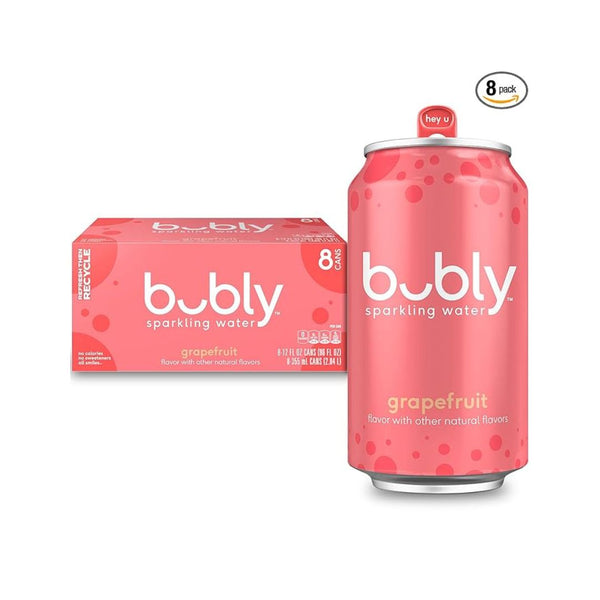 8 Cans of bubly Sparkling Water (2 Flavors)
