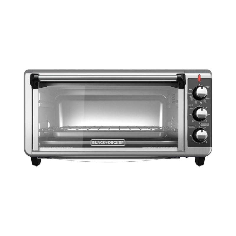 BLACK+DECKER 8-Slice Extra Wide Convection Toaster Oven