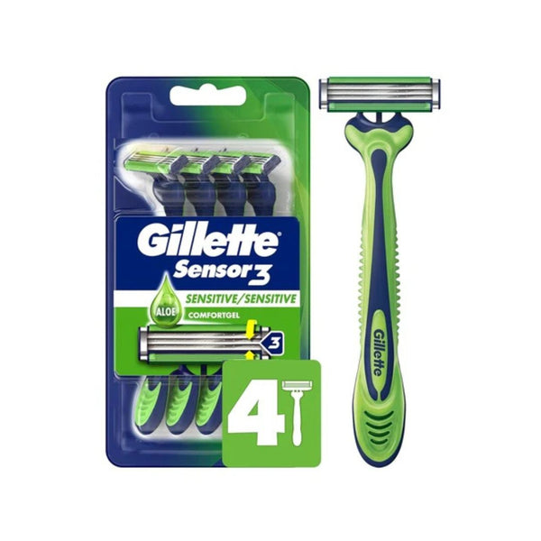 4 Gillette Disposable Razors!