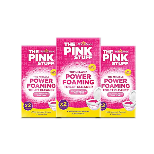 3-Pack The Pink Stuff Foaming Toilet Cleaner