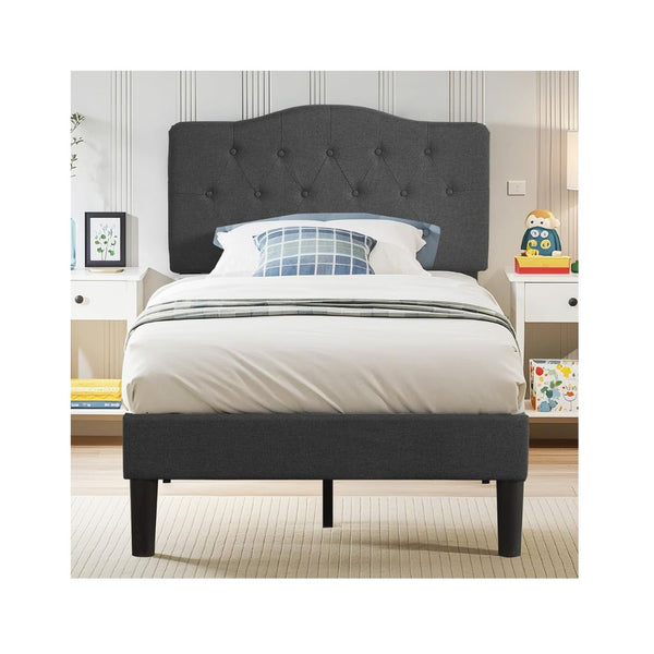 Twin Size Bed Frame Upholstered Platform