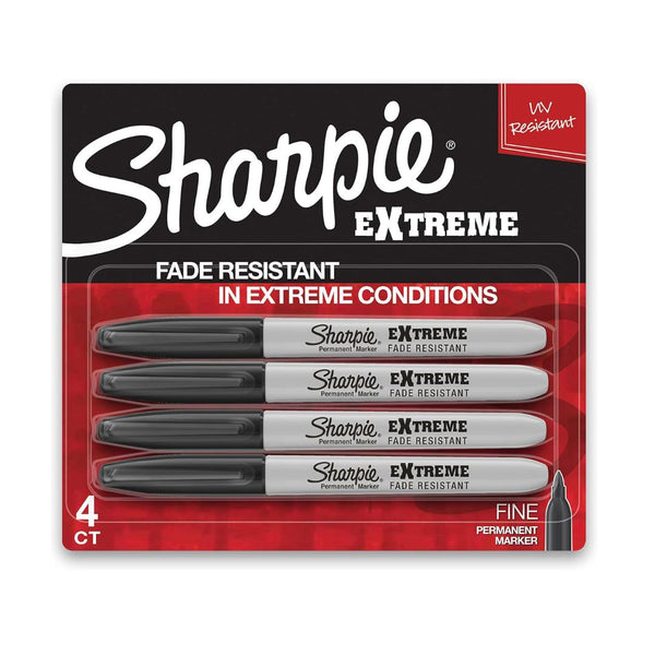 4-Count Sharpie Extreme Permanent Markers Fine Point