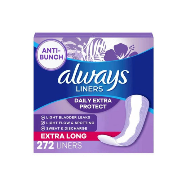 272 Always Xtra Protection Extra Long Liners