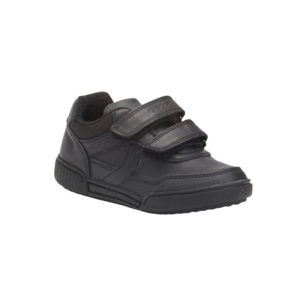 Geox Kids Black Velcro Sneakers