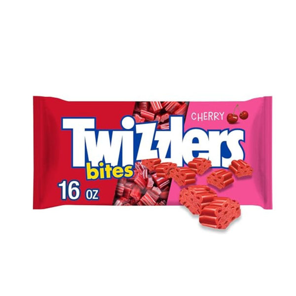 TWIZZLERS Bites Cherry Flavored Licorice Candy 16oz Bag