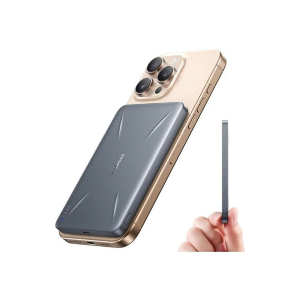 Torras 5,000mAh Ultra Slim MagSafe Portable Charger with USB-C Cable