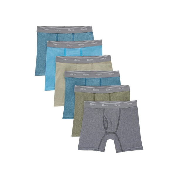 6-Pack Hanes Boys' Boxer Briefs