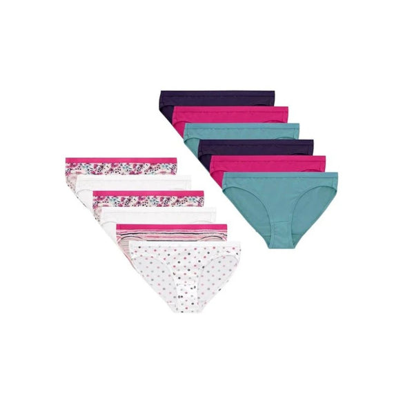12 Hanes Girls Underwear (5 Colors)