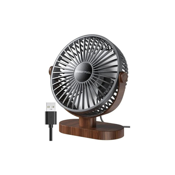 Wood Grain Small Desk Fan (2 Colors)