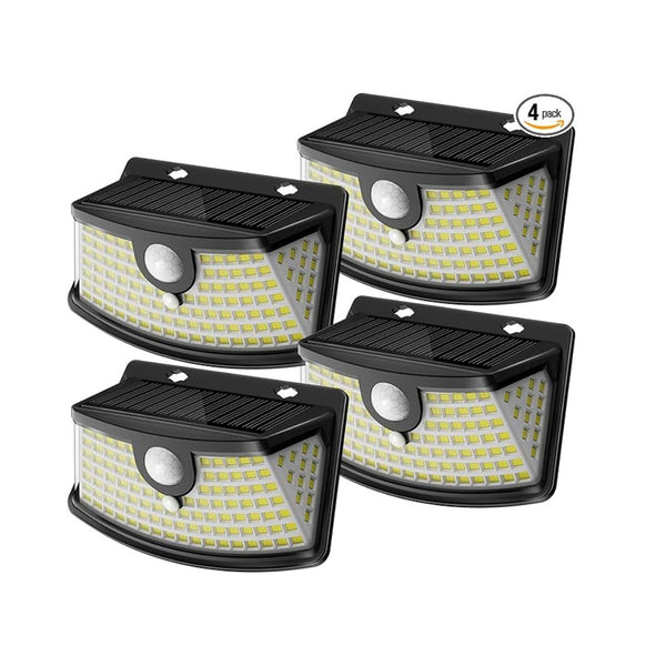 4-Pack 120 LED's Solar Motion Sensor Lights