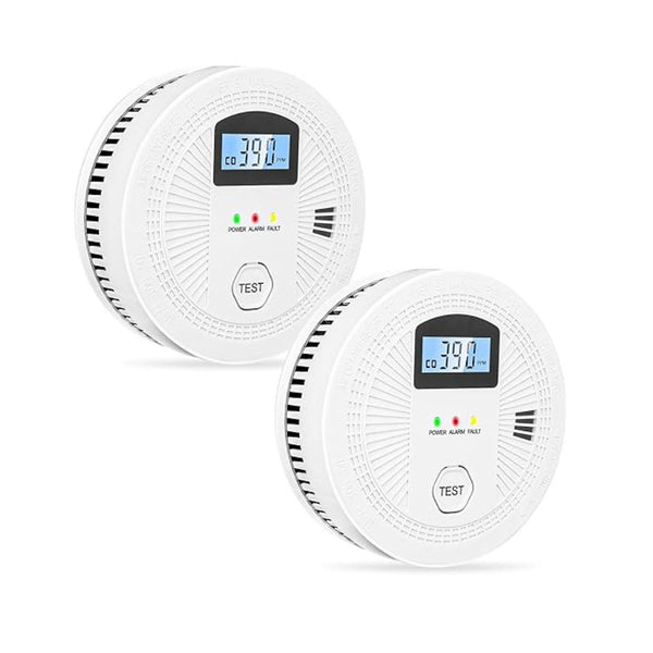 2 Pack Carbon Monoxide Smoke Detector
