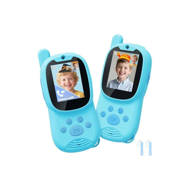 2-Pack Rechargeable Kids Video Walkie Talkies