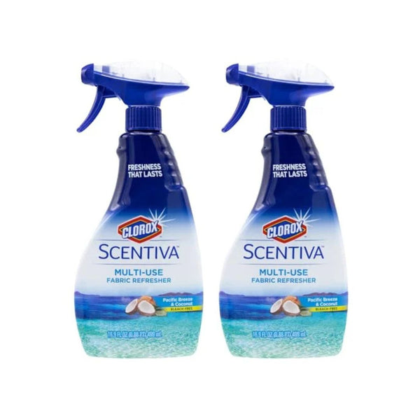 2 Pack Clorox Scentiva Fabric Refresher 16.9 oz