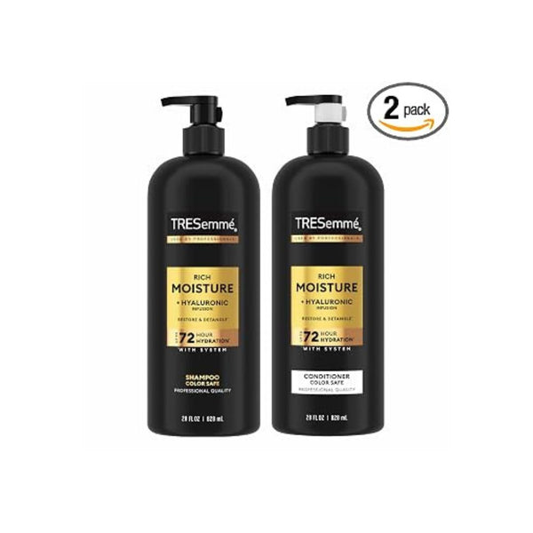 2 TRESemmé Rich Moisture Shampoo and Conditioner