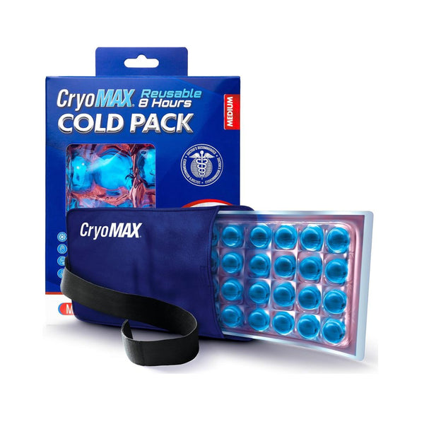 Cryo-Max Cold Pack, 8 Hour Reusable Cold Therapy Ice Pack