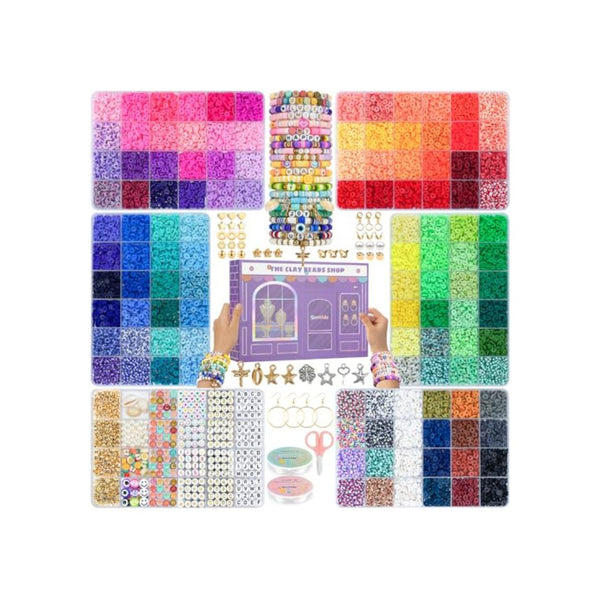 30,000 Piece Clay Beads Bracelets Making Kit