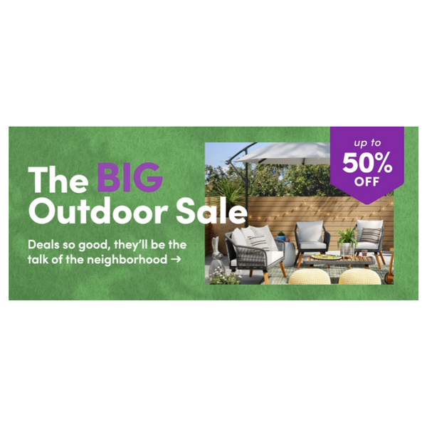 The BIG Outdoor Sale from Wayfair Is Live!
