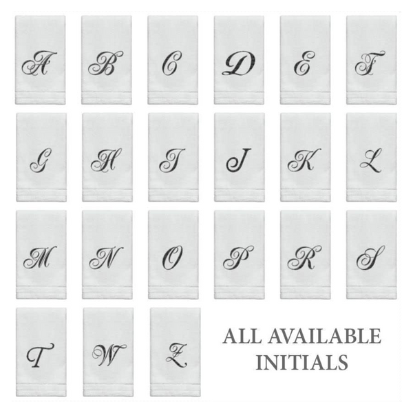 Set of 2 Personalized Monogrammed Towels