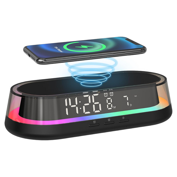 Wireless Charging Alarm Clock