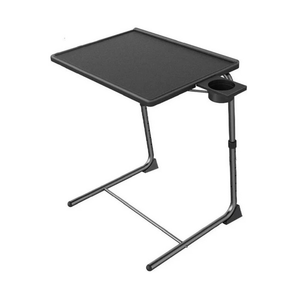 Folding Tray Table With Cup Holder
