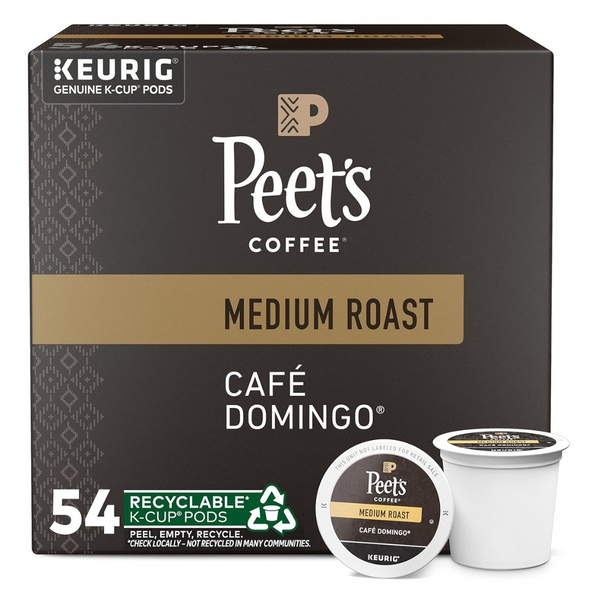54-Ct Peet's K-Cup Coffee Pods