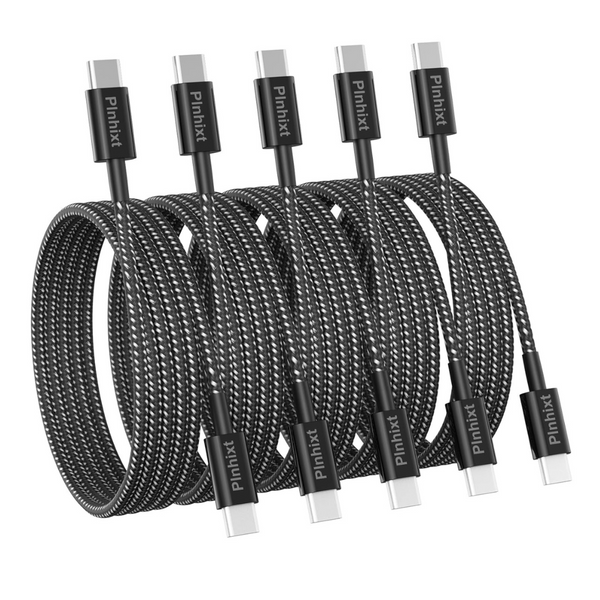 5-Pack 60W USB-C Cables