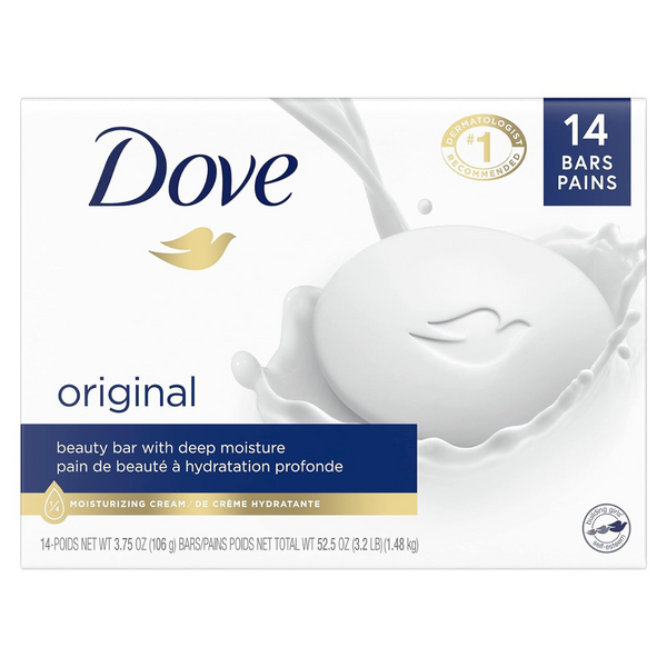 14 Bars Dove Beauty Soap