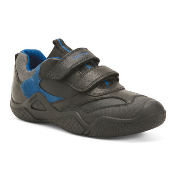 Geox Jr Wader Leather Sneakers