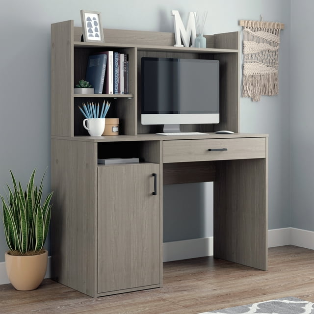 Sauder Beginnings Silver Sycamore Desk