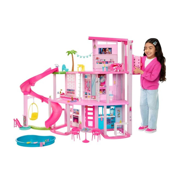 Barbie Dreamhouse, Pool Party Doll House with 75+ Pieces