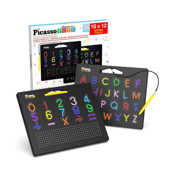 PicassoTiles 2in1 Magnetic Drawing Board Toy