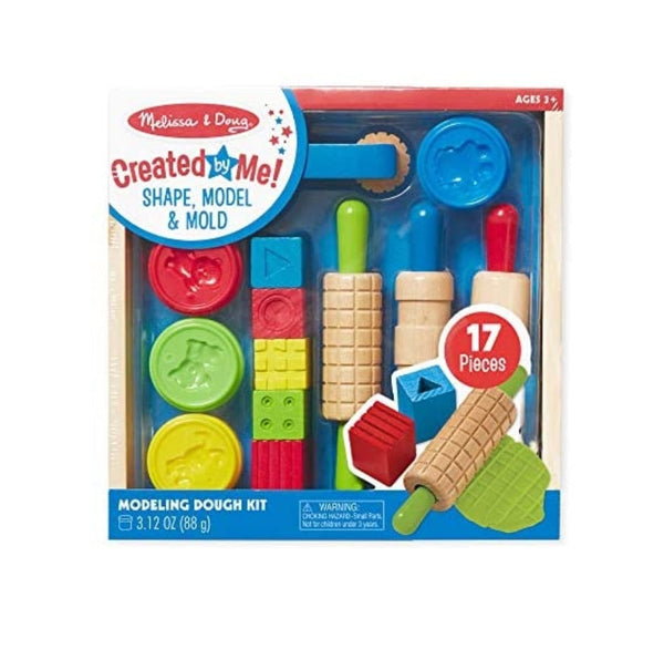 17-Piece Melissa & Doug Shape, Model, and Mold Clay Activity Set