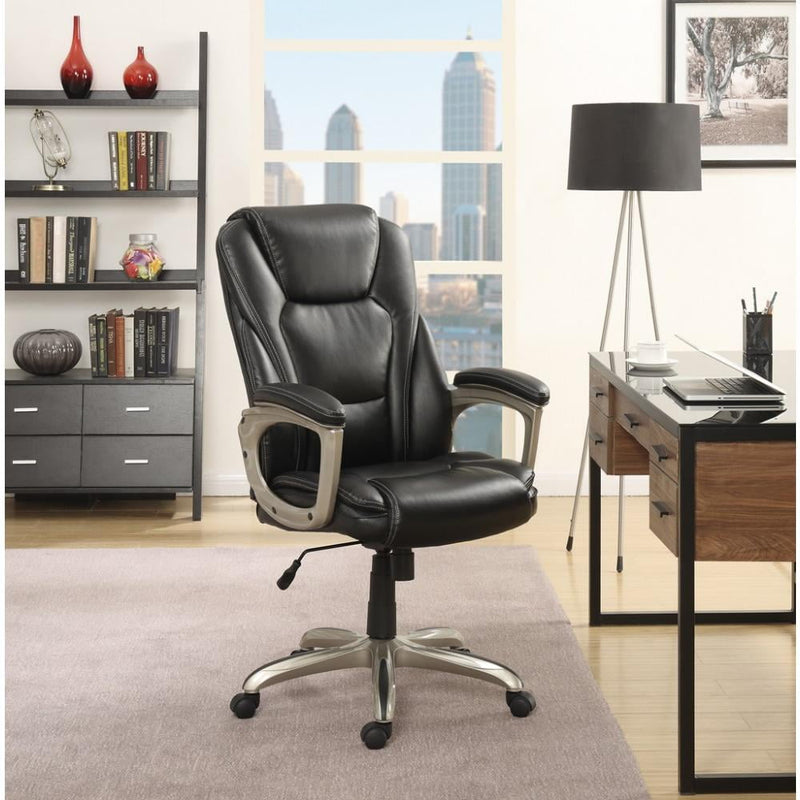 Serta Heavy-Duty Bonded Leather Office Chair