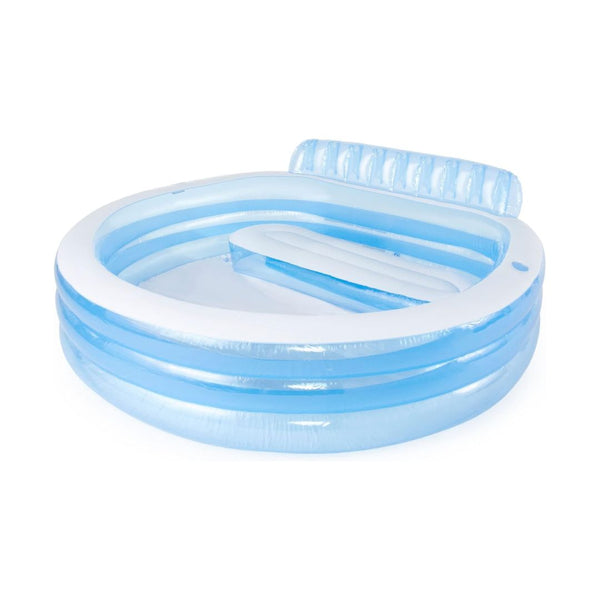 INTEX Swim Center Inflatable Family Lounge Pool: Built-In Bench
