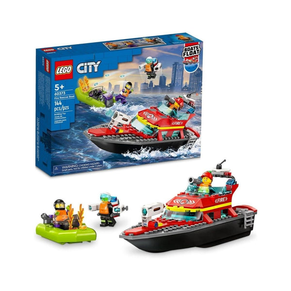 144-Pcs LEGO City Fire Rescue Boat Set