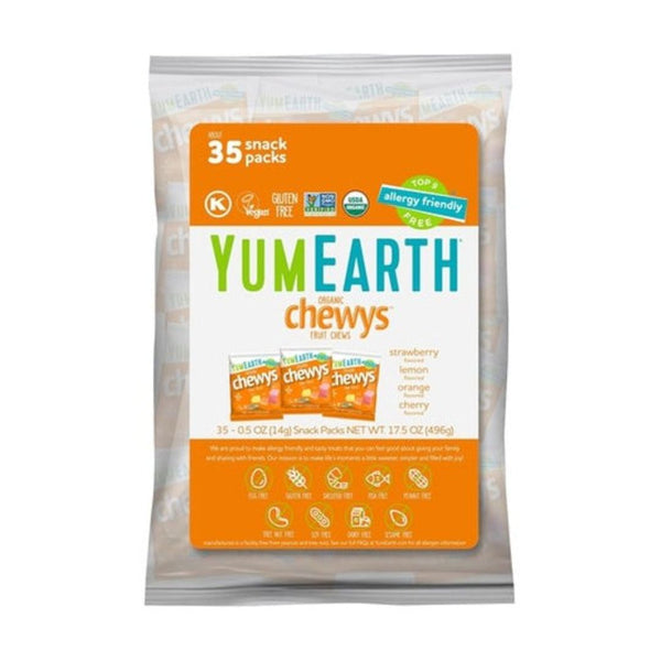 35 YumEarth Fruit Chewy Candy Packs
