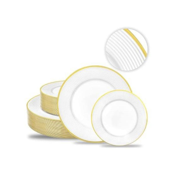 100-Pc Plastic Plates