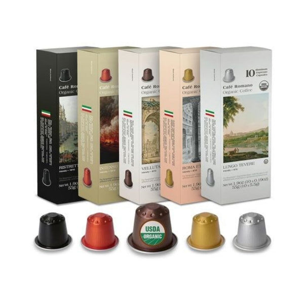 100 Pack Cafe Romano Nespresso Espresso