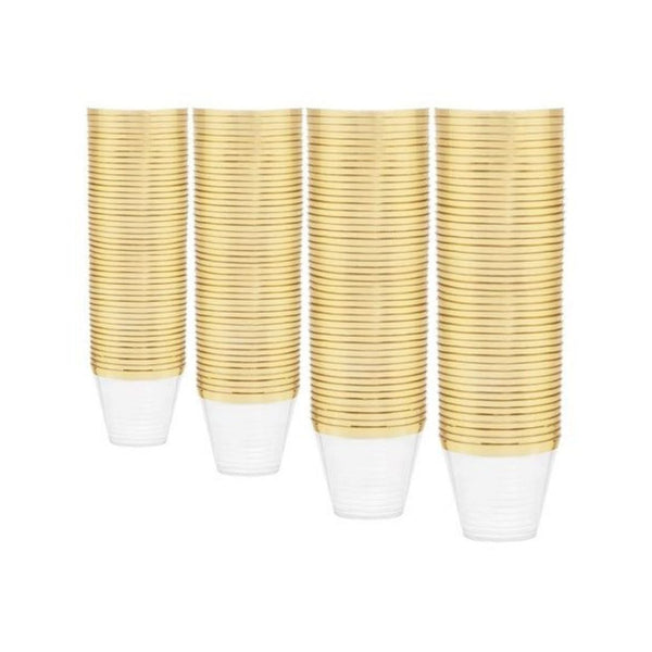200 Gold Plastic Cups