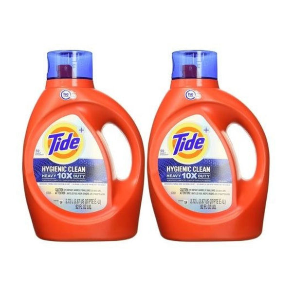 2 Tide 92oz Bottles Laundry Detergents