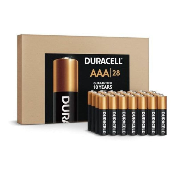 28 Duracell Coppertop AAA Batteries